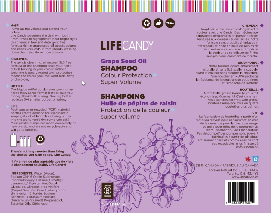 Grape Seed Oil Shampoo